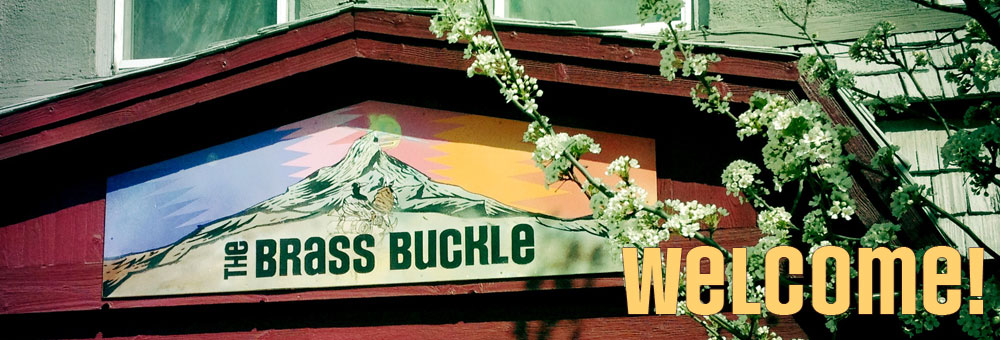 Brass Buckle "Home" header